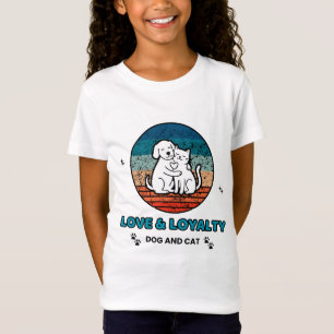 Camiseta Vintage Retro de Amor e Lealdade de Cacho