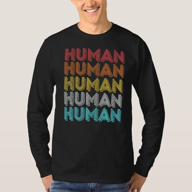 Camiseta Vintage Retro Direitos Humanos bondade Igualdade d (Frente)