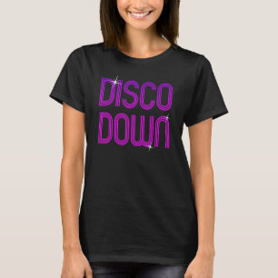 Camiseta Vintage Retro Disco Down 70s 80s Family Party Danc