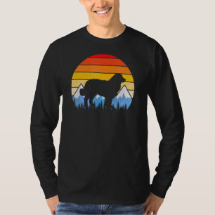 Camiseta Vintage Retro Dog Bernese Mountain Dog Amantes