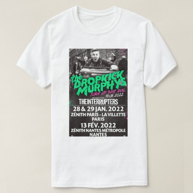 Camiseta Vintage Retro DropchukMurphys (Frente do Design)