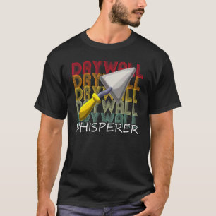 Camiseta Vintage Retro Drywall whisperer Drywaller Drywall