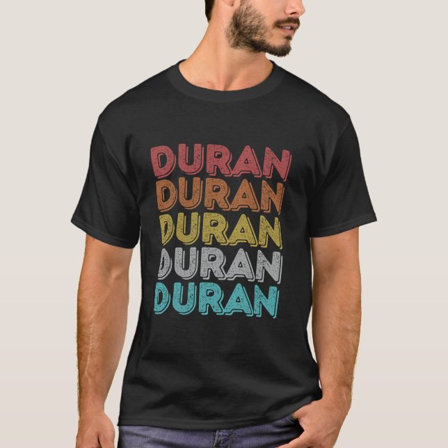 Camiseta Vintage Retro Duran T Shirt (Frente)