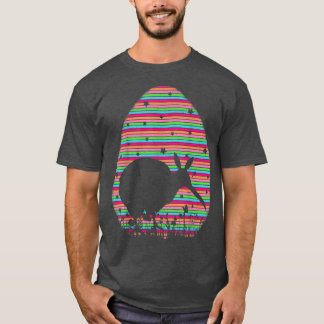 Camiseta Vintage Retro Easter Ovo Lover Kiwi Páscoa Bird Su
