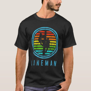 Camiseta Vintage Retro Eletro Elover Watt Lineman Gift
