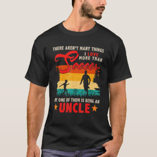 Camiseta Vintage Retro Eu Amo Mais Do Que Soccer Está Sendo