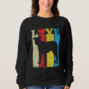 Camiseta Vintage Retro Eu Amo Meu Pitbull Cão Pit Bull