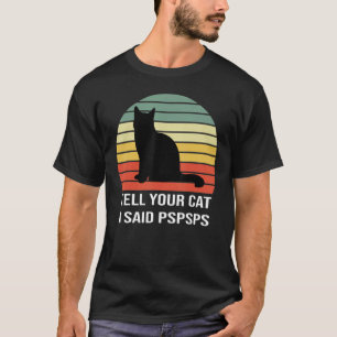 Camiseta Vintage Retro Eu Faço O Que Quero Meu Gato Negro 6