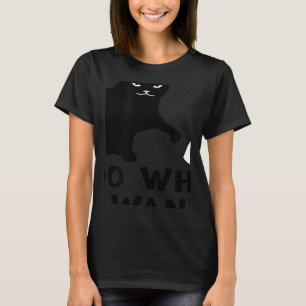 Camiseta Vintage Retro Eu Faço O Que Quero Meu Gato Negro 9