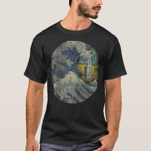 Camiseta Vintage Retro Excelente Wave Off Kanagawa - Ret Ja