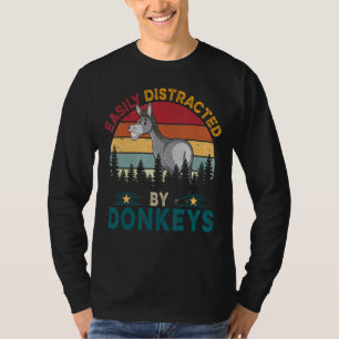 Camiseta Vintage Retro Facilmente Distridido Por Donkeys Cu