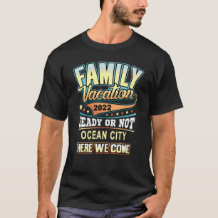 Camiseta Vintage Retro Family Vacation 2022 Maryland Ocean