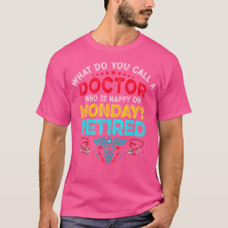Camiseta Vintage Retro Feliz Reforma Engraçado Doutor Reti