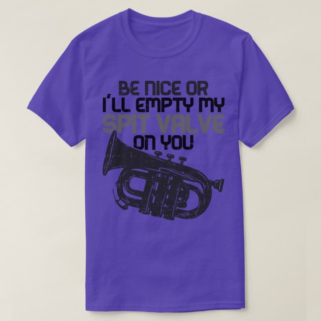 Camiseta Vintage Retro Flugelhorn (Frente do Design)