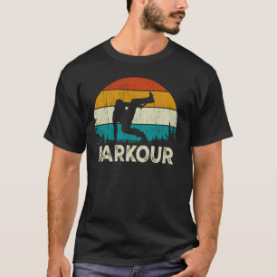 Camiseta Vintage Retro Free Runner Traceur Par