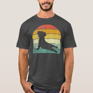 Camiseta Vintage Retro French Buldogue Yoga Funny French Bu