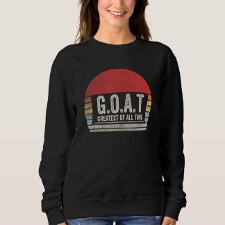 Camiseta Vintage Retro G O A T Maior De Todos os Tempos Bod