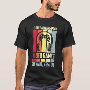 Camiseta Vintage Retro Gamer Para Jovens