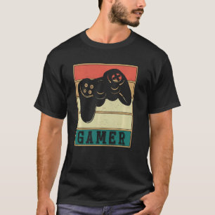 Camiseta Vintage Retro Gamer Video Game Player