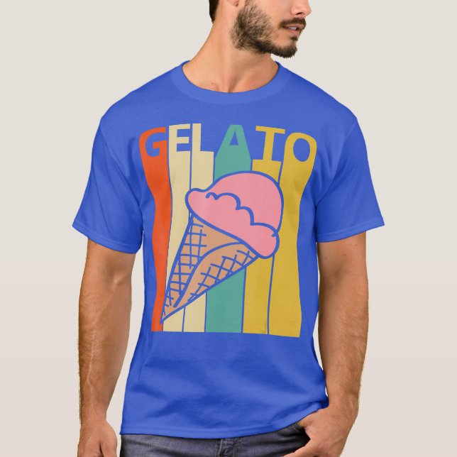 Camiseta Vintage Retro Gelato (Frente)