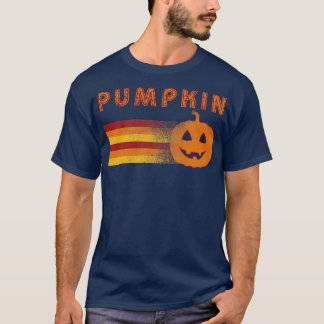 Camiseta Vintage Retro Halloween Pumpkin