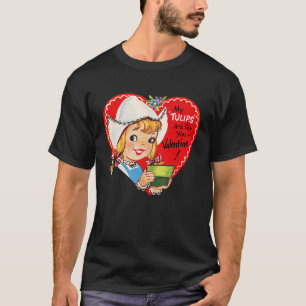 Camiseta Vintage Retro Happy Valentines Day Cowg
