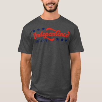 Camiseta Vintage Retro Independence Day EST 1776 4 de julho