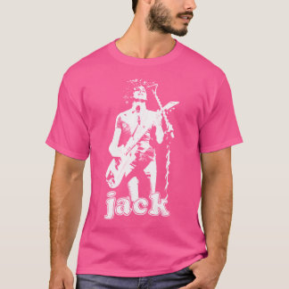 Camiseta Vintage Retro Jack O Estêncil Branco Me Oferece Me