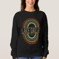 Vintage Retro Lago Dallas Texas TX Mulheres Homens