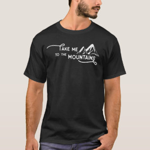 Camiseta Vintage Retro Leva-Me Ao Boho Hippie Das Montanhas