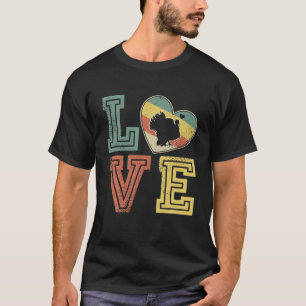 Camiseta Vintage Retro Love Turkey Lover Animal Casal Val