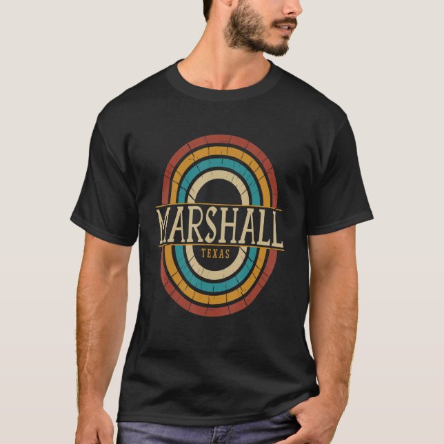 Camiseta Vintage Retro Marshall Texas TX Women Souvenir (Frente)
