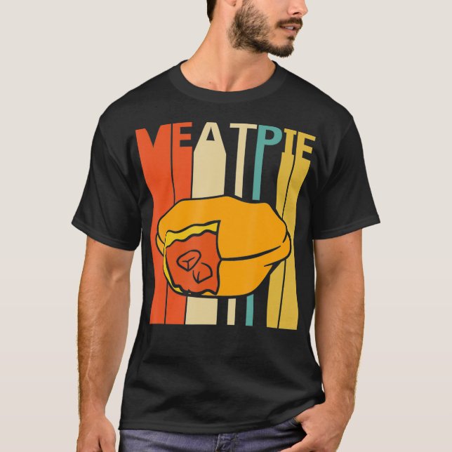 Camiseta Vintage Retro Meat Pie (Frente)