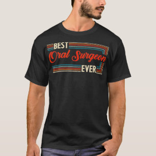 Camiseta Vintage Retro Melhor Cirurgião Oral Ever Worlds Ma