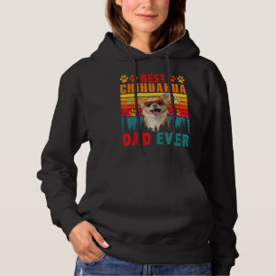 Camiseta Vintage Retro Melhor Pai Chihuahua Alguma Vez Cão