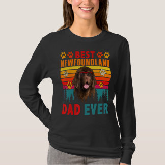 Camiseta Vintage Retro Melhor Pai Da Terra Nova Cachorro Al