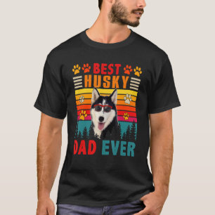 Camiseta Vintage Retro Melhor Pai De Rouco Cachorro Cachorr