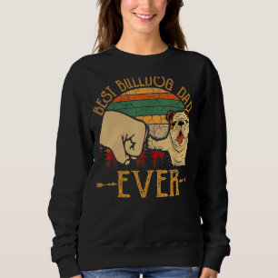 Camiseta Vintage Retro Melhor Pai Francês Ever Bulldo Franc