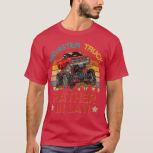 Camiseta Vintage Retro Monster Truck Padre Na Lei