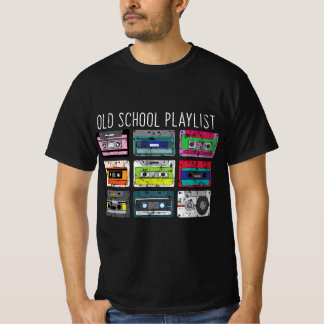 Camiseta Vintage Retro Music Cassette Tapes Mixtape 80s e