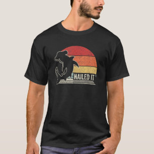 Camiseta Vintage Retro Nails It Hammerhead Shark