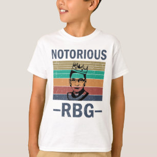 Camiseta Vintage Retro Notorioso RBG Ruth Bader Ginsburg