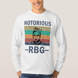 Camiseta Vintage Retro Notorioso RBG Ruth Bader Ginsburg