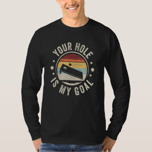 Camiseta Vintage Retro O Seu Buraco É O Meu Corpo De Cordas