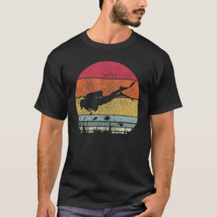 Camiseta Vintage Retro Ocean Scuba Diver Scuba Divisor 1