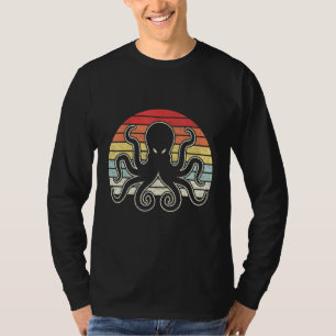 Camiseta Vintage Retro Octopus Kraken Ocean