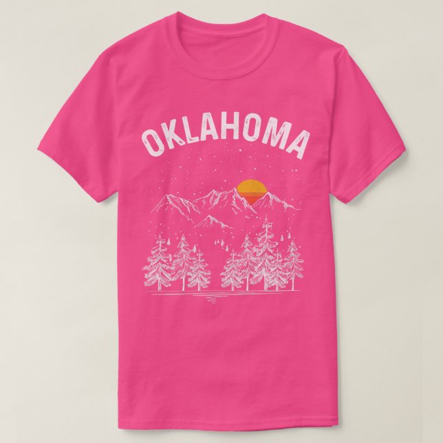 Camiseta Vintage Retro Oklahoma State (Frente do Design)