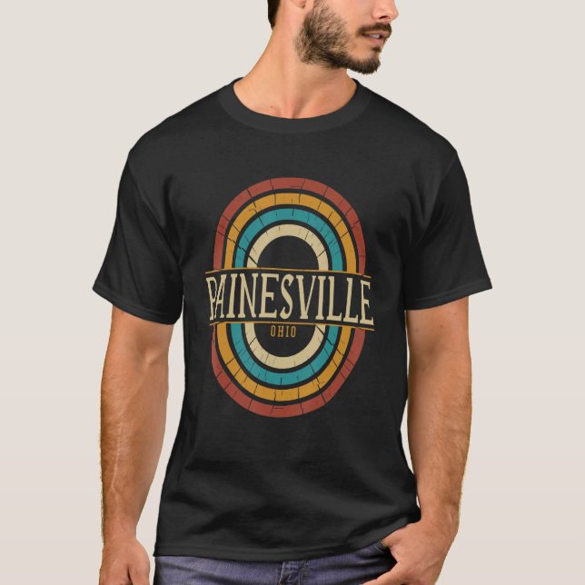 Camiseta Vintage Retro Painesville Ohio OH Souvenirs (Frente)