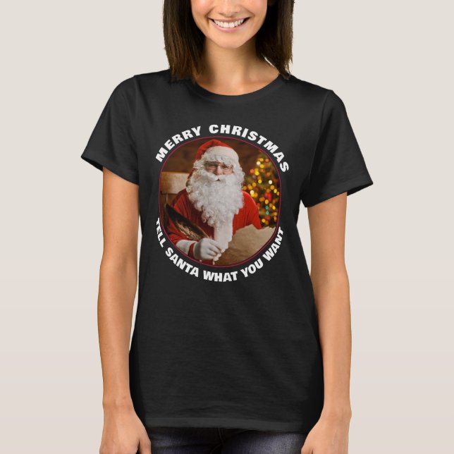 Camiseta Vintage Retro Papai Noel Feliz Natal (Frente)