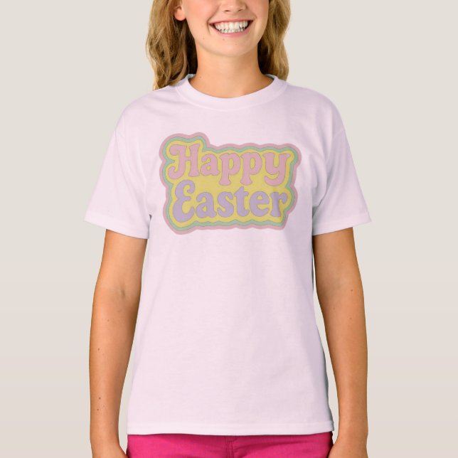 Camiseta Vintage/retro Páscoa anos 70 (Frente)